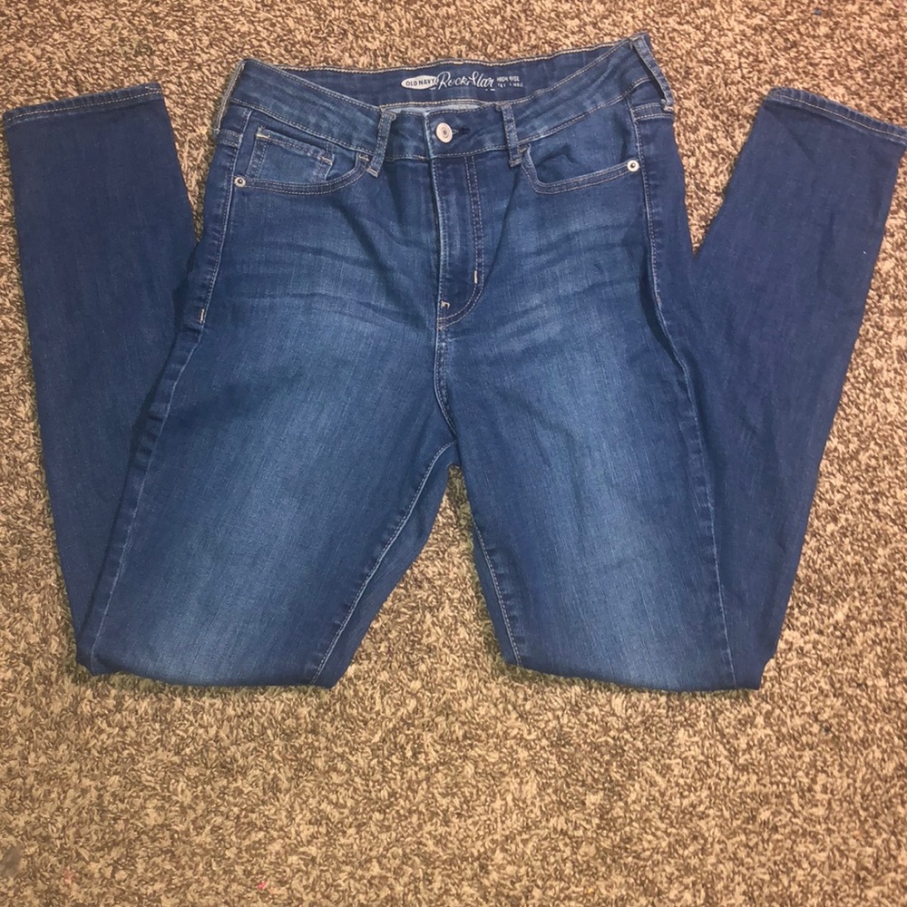 Hirise rockstar skinny jeans